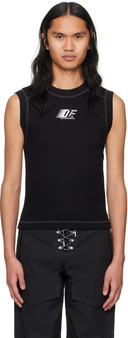 Потник Dion Lee Fitted Tank Top Черно | C3177PS24, 0