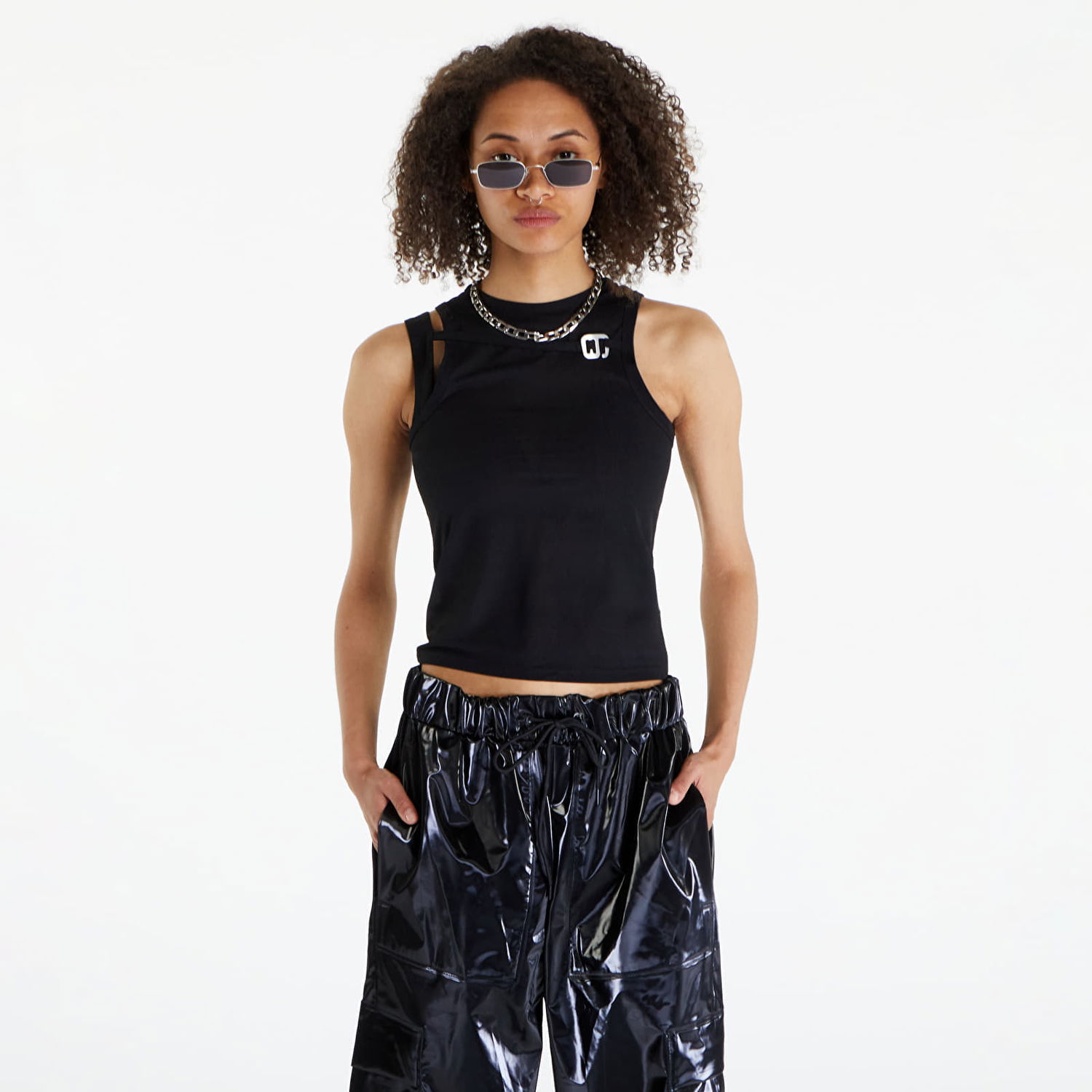 Карго панталони HELIOT EMIL Gregaria Cutout Tank Top Черно | HE_W_13_021_C01_BLK01, 0