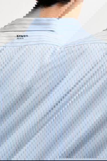 Риза KENZO Kenzo Relaxed Fit Striped Shirt Синьо | FF65CH4109LD, 5