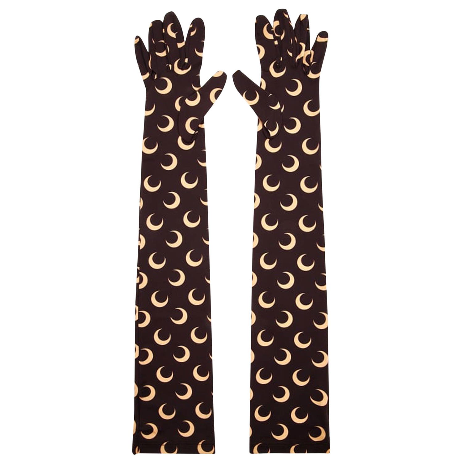 Ръкавици Marine Serre All Over Moon Gloves 'All Over Moon Brown' Многоцветен | A004ICONWFW22 08, 1