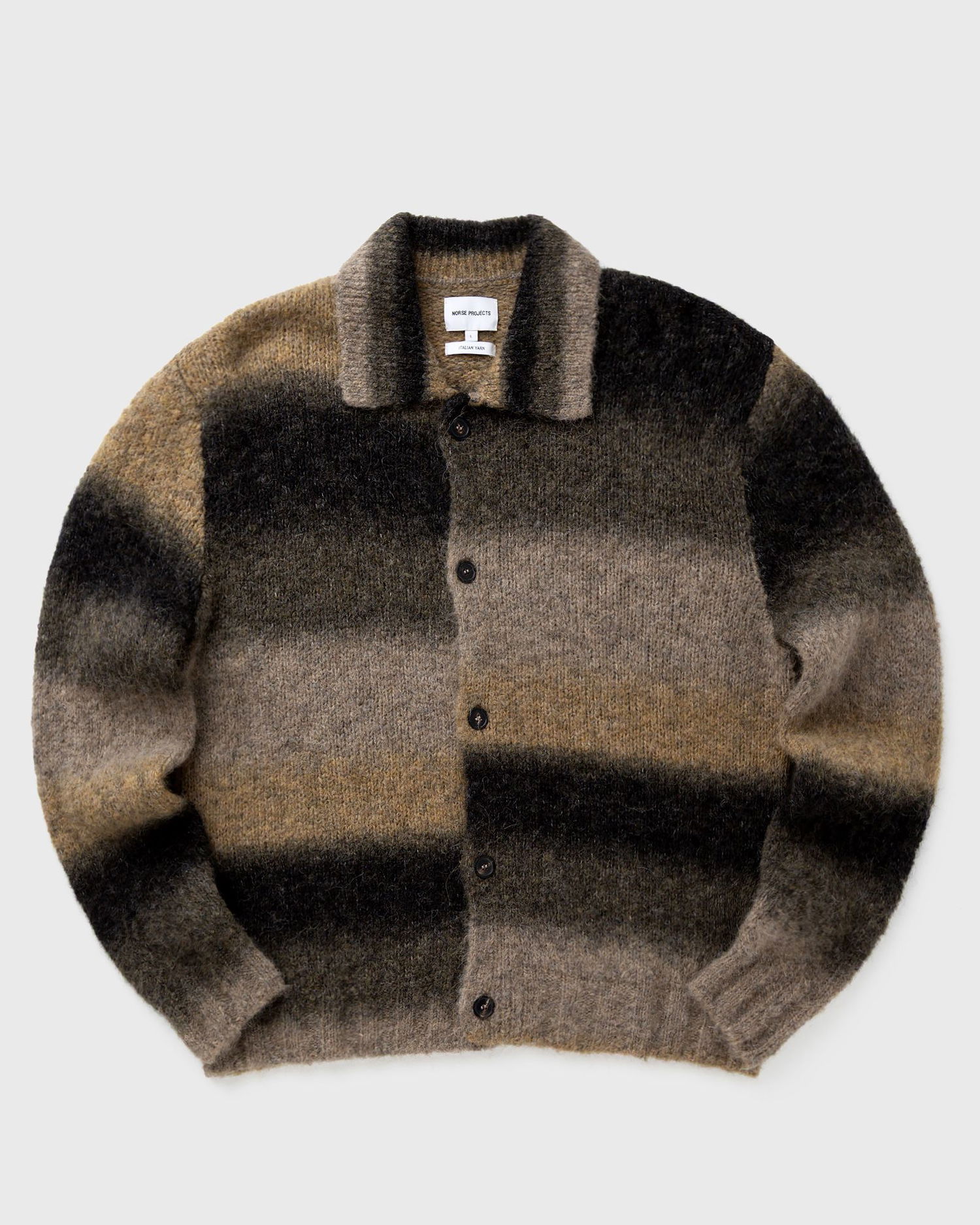 Пуловер NORSE PROJECTS Erik Gradient Alpaca Wool Italian Yarn Cardigan Многоцветен | N45-0654-0966, 0