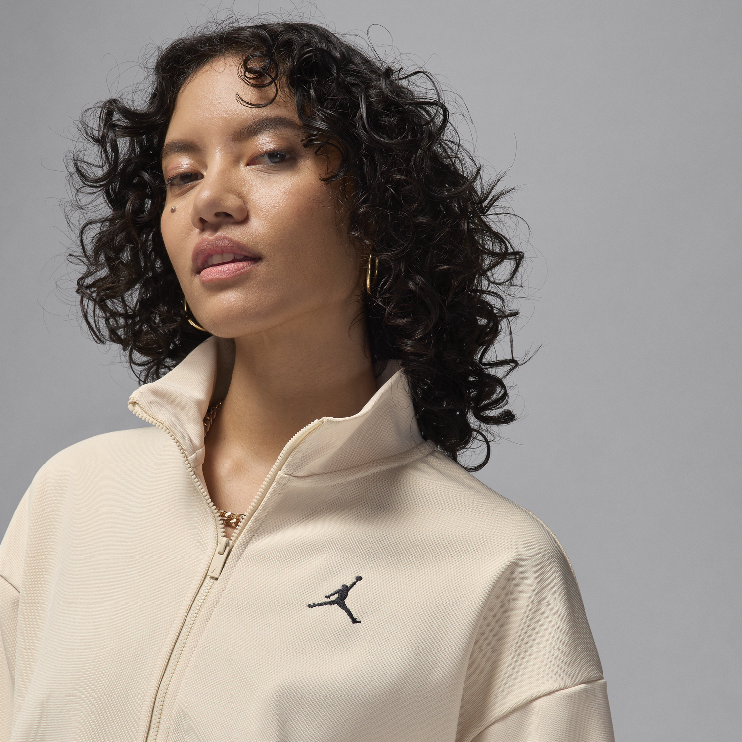 Яке Jordan Knitted Jacket Бежово | FV7104-203, 1