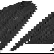 Nylon Plate Bomber Jacket Black