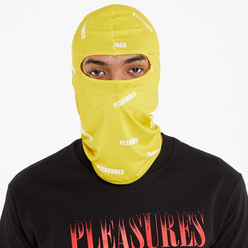 Шапка Pleasures Mini Stamp Balaclava Жълто | P23W068 LIME