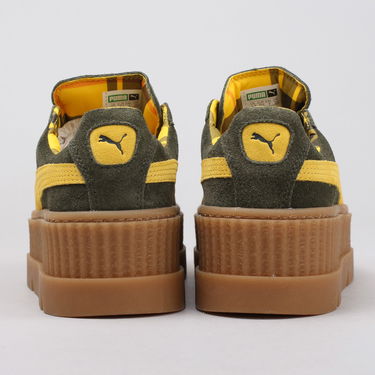 Кецове и обувки Puma Cleated CreeperSuede Wn's rosin - lemon - vanilla ice Сиво | 366268 01, 3
