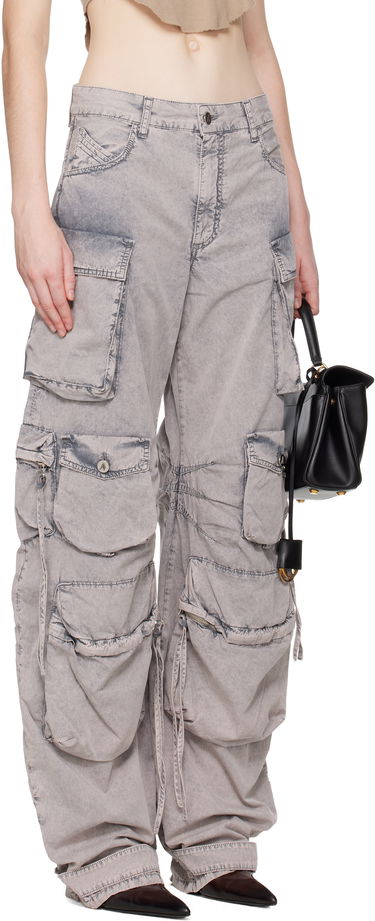 Карго панталони The Attico Fern Cargo Jeans Сиво | 251WCP00084 DDC098AA, 1