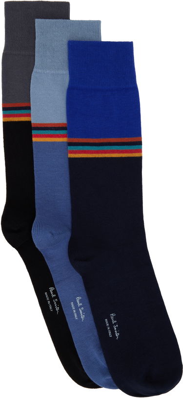 Чорапи Paul Smith Paul Smith Three-Pack Jared Artist Socks Многоцветен | M1A-SOCK-P454, 0