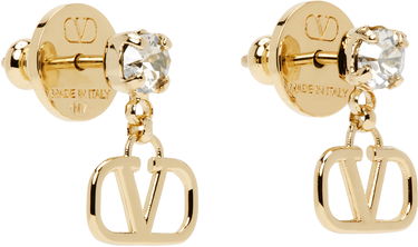 Обеци Valentino Valentino Garavani VLogo Signature Drop Earrings Металик | 6W2J0H29YCW, 2