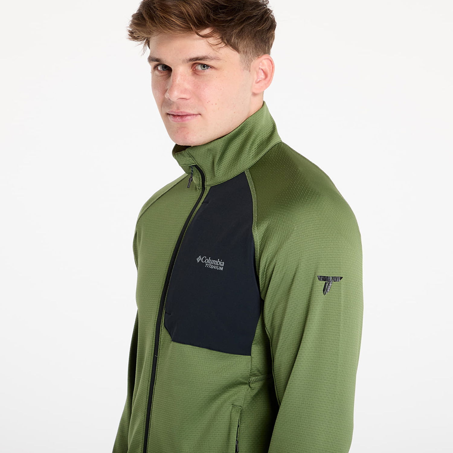 Суитчър Columbia Triple Canyon Grid Fleece Зелено | 2094963352, 1