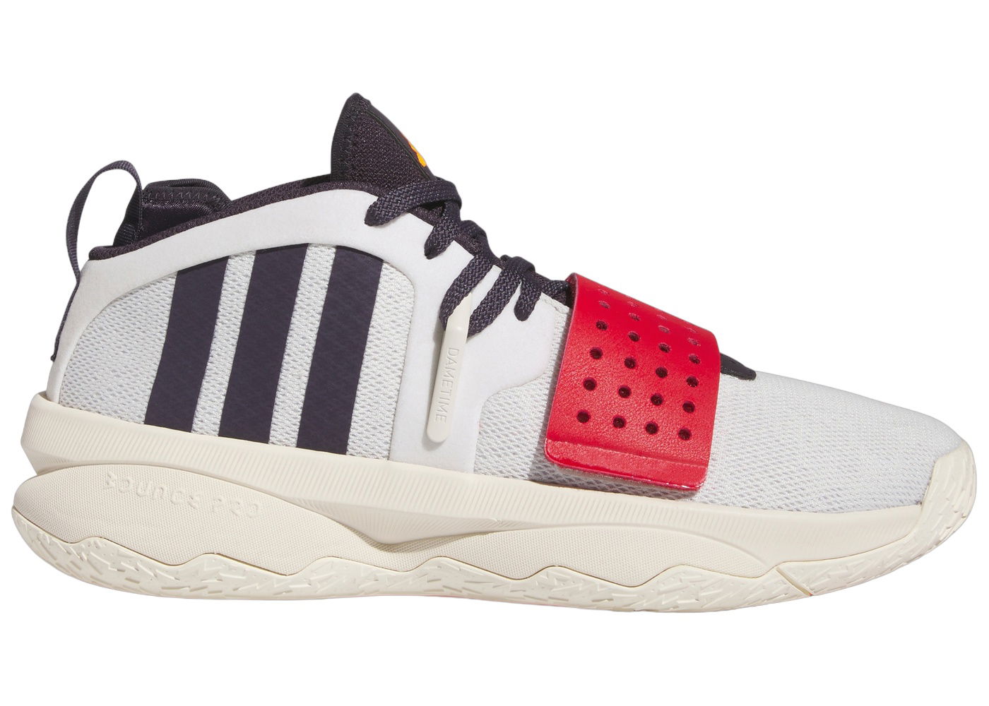 Кецове и обувки adidas Originals Dame 8 EXTPLY Orbit Grey Aurora Black Cream White Бяло | IF1507, 0