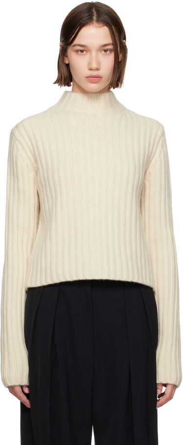 Пуловер TOTEME TOTEME Chunky Rib Knit Sweater Бежово | 244-WRT0375-YA0004, 0