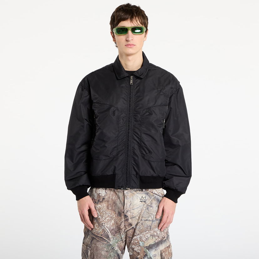 Яке бомбър Brain Dead Embroidered 3D Flight Jacket Черно | BDF25O01004782BK01
