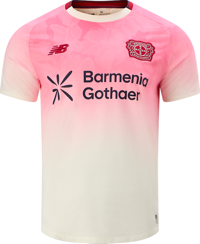 Фланелка New Balance Bayer 04 Leverkusen Away Jersey 2025/26 Розово | mt230554-awy, 1