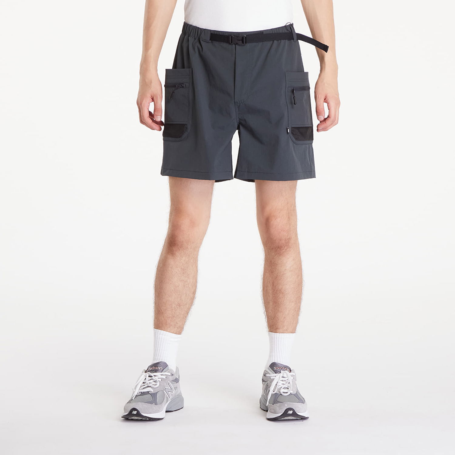 Къси панталони Horsefeathers White Rock Shorts UNISEX Charcoal Сиво | 24S10C, 0
