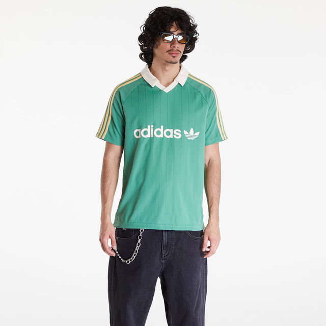 adidas Stripe Jersey Short Sleeve Tee