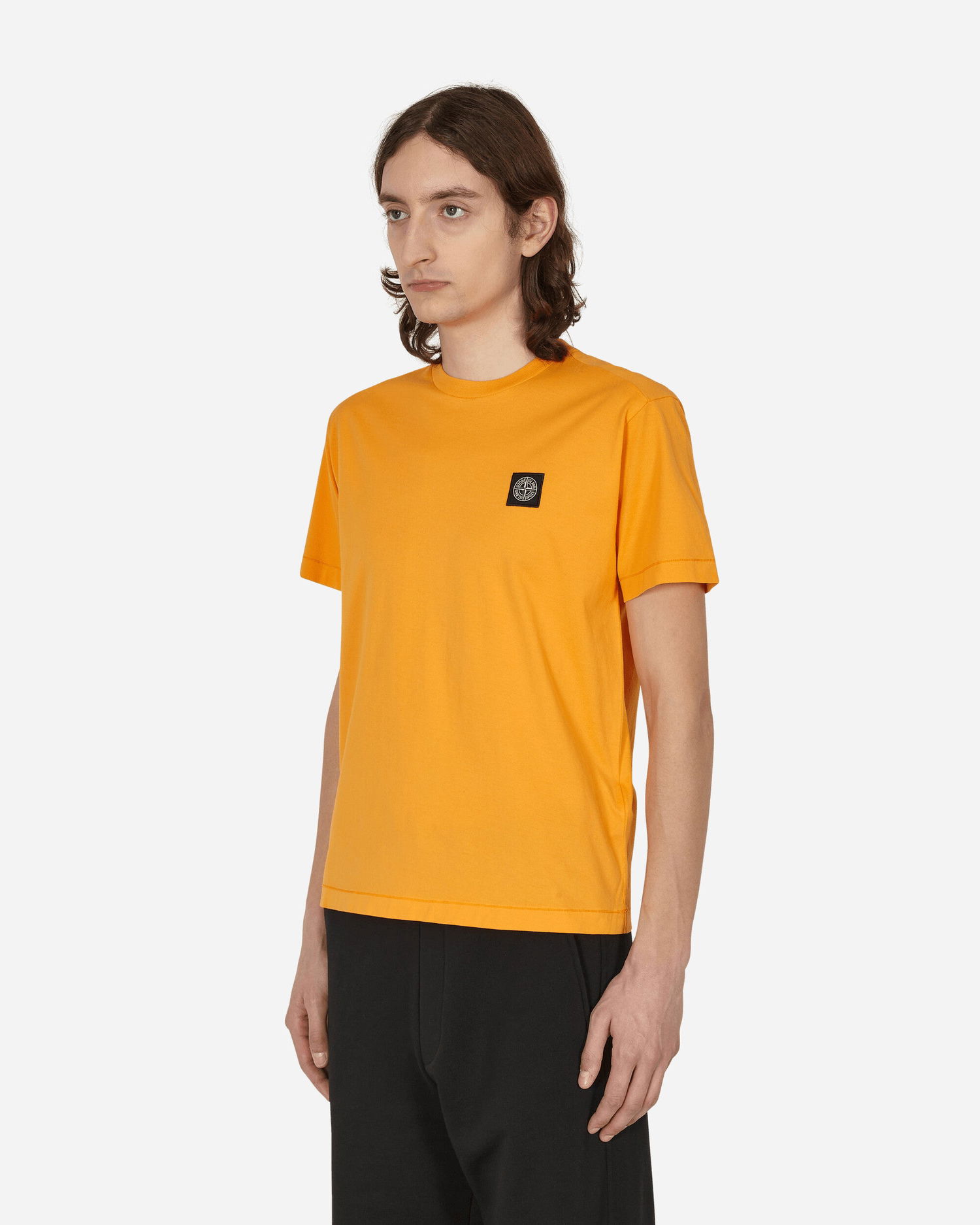 Тениска Stone Island Garment Dyed Logo T-Shirt Оранжево
 | MO101524113 V0032, 1