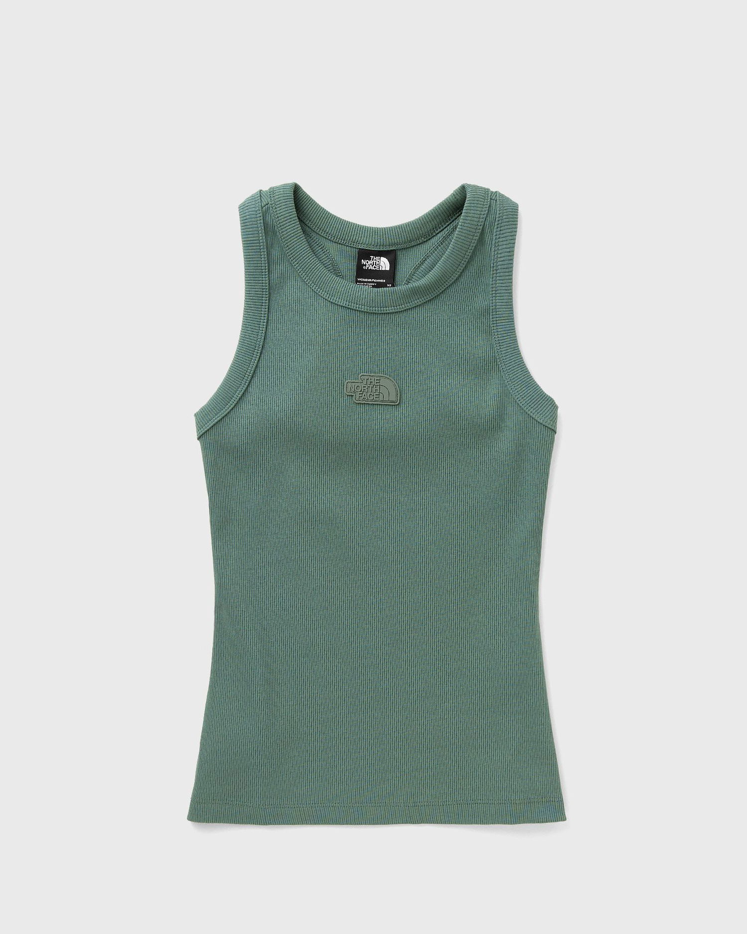 Потник The North Face Women's Slim Fit Ribbed Tank Top Зелено | NF0A8BVTHCH1, 1