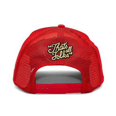 Шапка с козирка New Era 9FORTY A-Frame Trucker Character Looney Tunes Daffy Duck Scarlet One Size Бяло | 60435086, 1