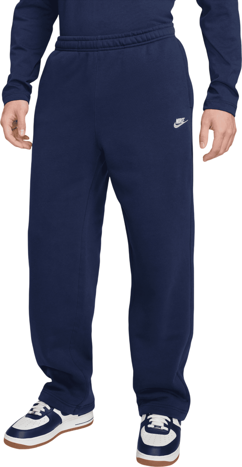 Спортни панталони Nike Club Fleece Bungee Sweatpants Тъмно синьо | fz0809-410