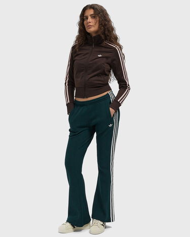 Спортни панталони adidas Originals Three-Stripe Waffle Flared Track Pants Зелено | KS7794, 1