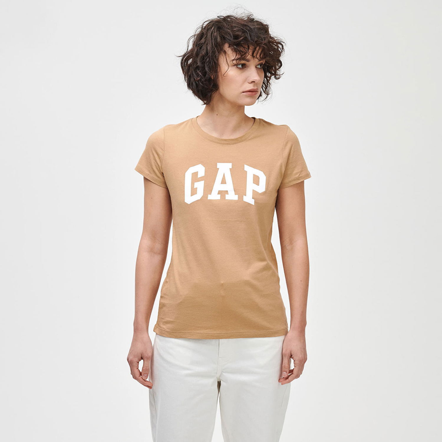 Тениска GAP Logo Tees 2Pack Mojave Бежово | 548683-01, 0