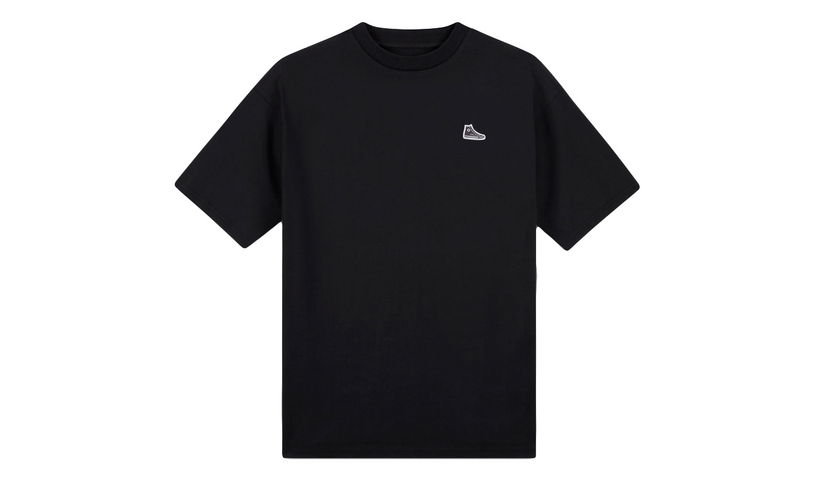 Тениска Converse Converse Chuck Taylor Patch Crew Neck T-Shirt Черно | 10020931-A02