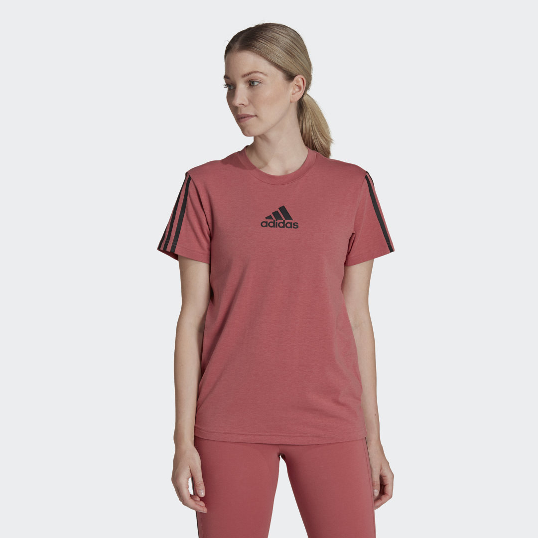 Тениска adidas Originals AEROREADY Made for Training Cotton-Touch Tee Червено | HN3872, 0