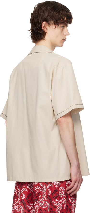 Риза LANVIN Lanvin Fluid Bowling Shirt Бежово | RM-SI0119-6037-P25, 2