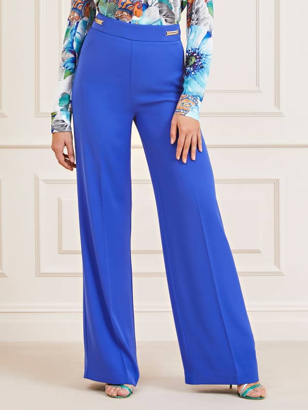 Панталони GUESS Marciano Wide Leg Pant Тъмно синьо | 3GGB049530Z, 0