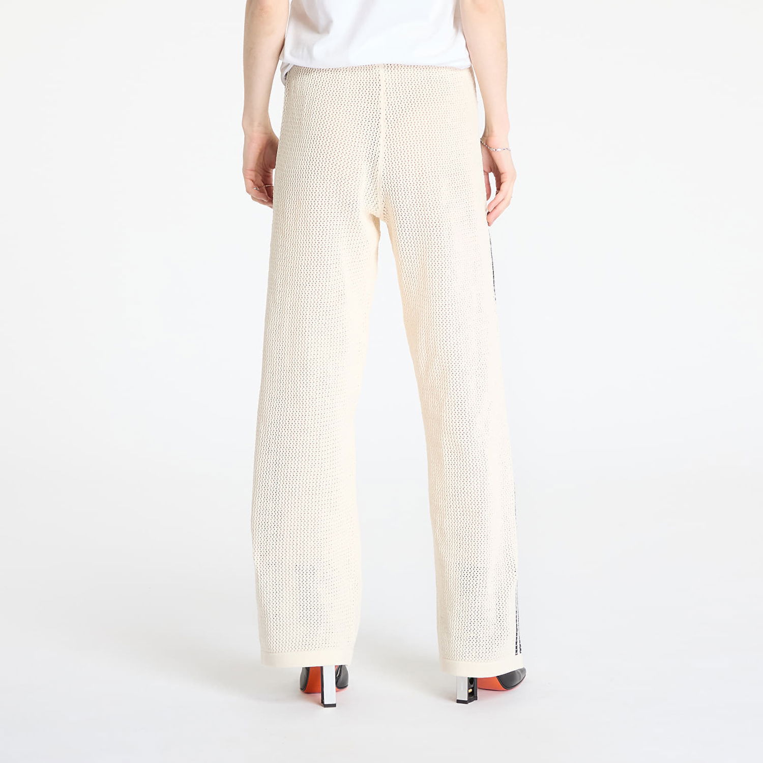 Спортни панталони adidas Originals Originals Crochet Track Pants Бежово | JD1080, 1