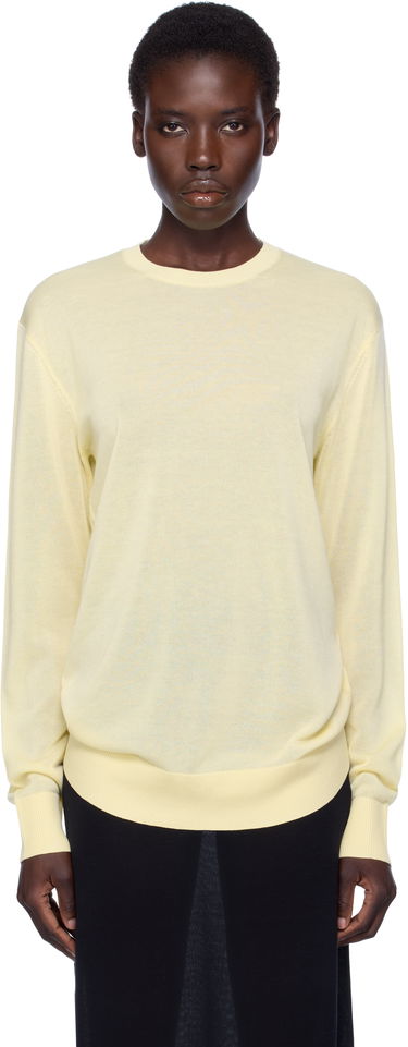 Тениска TOTEME TOTEME Knit Long Sleeve Tee Жълто | 253-WRT0604-YA0079, 0
