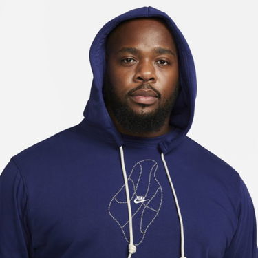 Суитчър Nike Dri-FIT Standard Issue Pullover Basketball Hoodie Тъмно синьо | DQ6103-455, 3