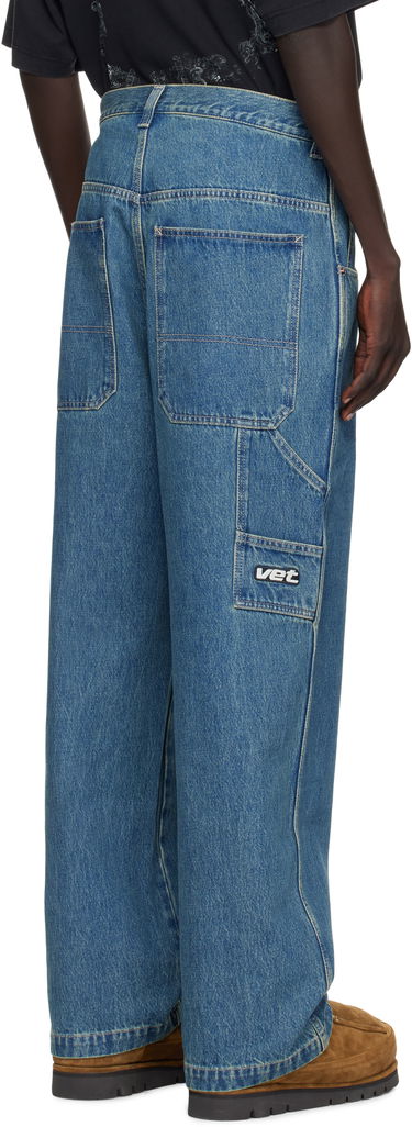 Дънки VETEMENTS Vetements Hip-Hop Jeans Синьо | UH76DP250VB, 2