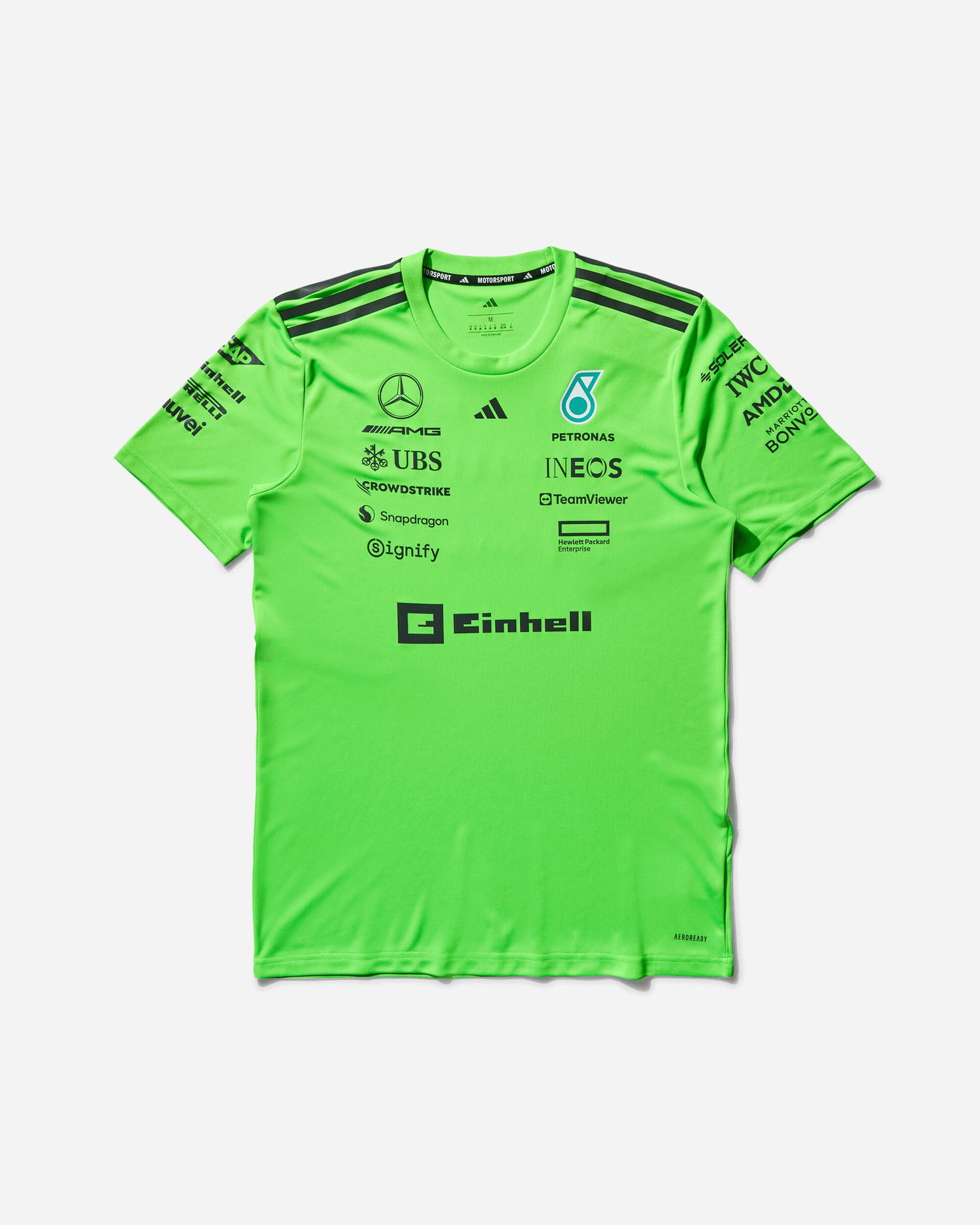 Тениска adidas Performance Mercedes-AMG Petronas Formula One Team Setup T-Shirt Зелено | JZ7402, 1