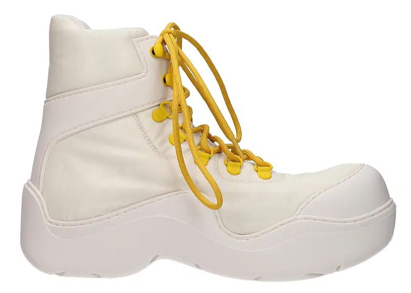 Кецове и обувки Bottega Veneta Puddle Bomber Ankle Boot Бяло | 667218VBSD72942, 0
