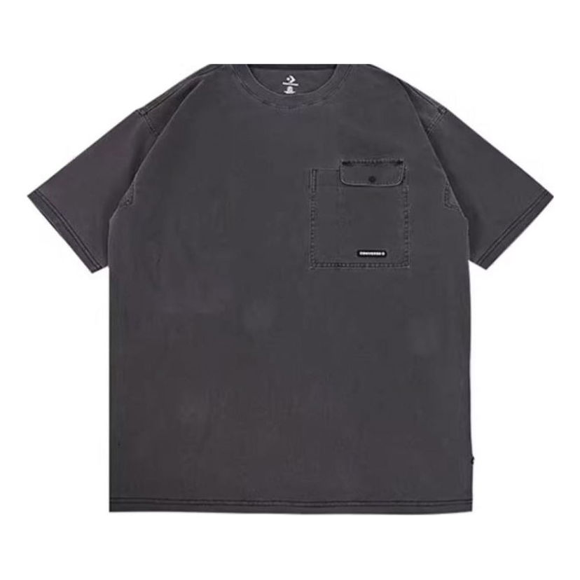 Тениска Converse Converse Utility Pocket T-Shirt Сиво | 10025228-A01