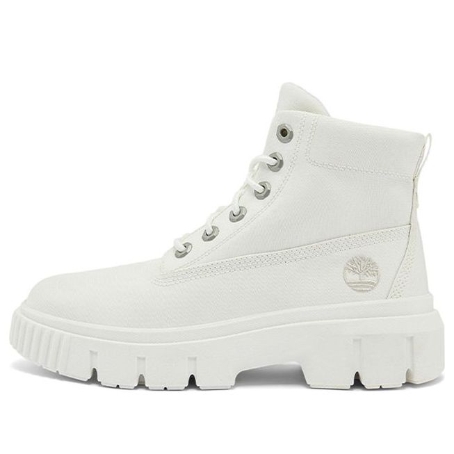 Кецове и обувки Timberland Greyfield Canvas Boot Бяло | A2JFQW