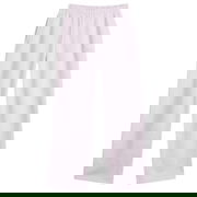 Cotton Fleece Straight Leg Pant, Size Large