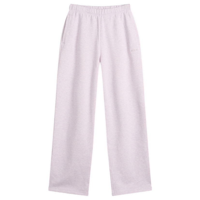 Спортни панталони SKIMS Cotton Fleece Straight Leg Pant, Size Large Лилаво | ST-PNT-8385W-PRH