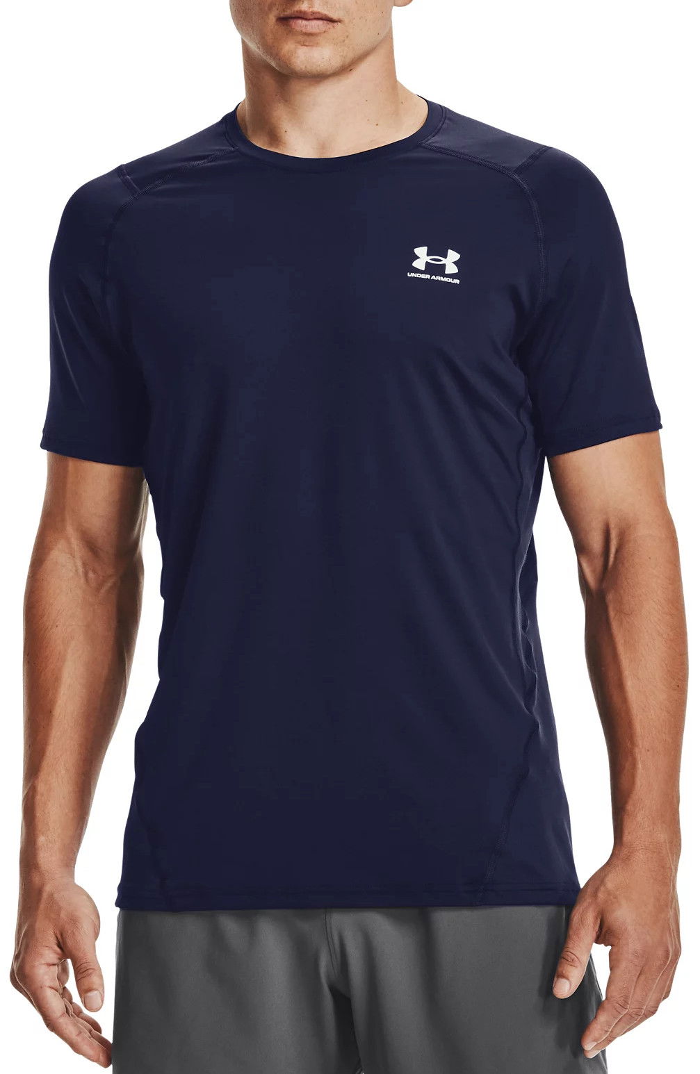 Тениска Under Armour T-shirt HeatGear Тъмно синьо | 1361683-410, 0