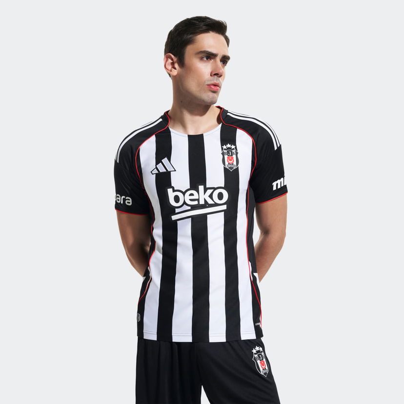 Фланелка adidas Performance Beşiktaş JK 25/26 Away Jersey Бяло | JD1416