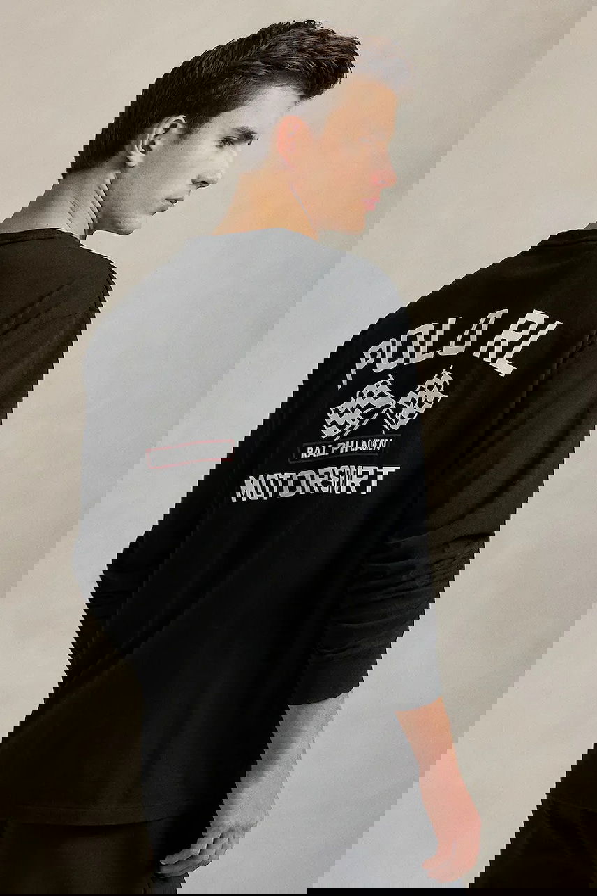 Тениска Polo by Ralph Lauren Polo Ralph Lauren Motorsport Long Sleeve T-Shirt Черно | 710972612, 1