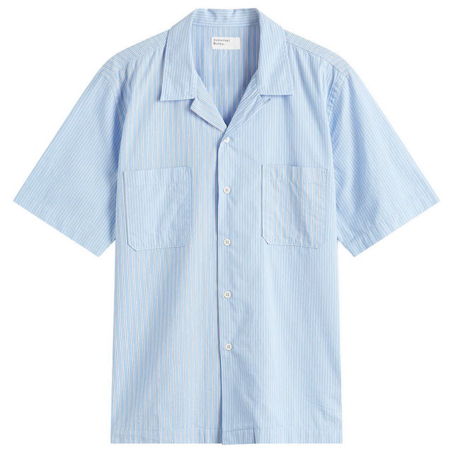 Universal Works Vila Stripes Sal Road Shirt, Size X-Large