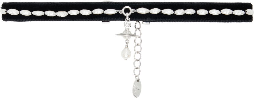 Колие Vivienne Westwood Vivienne Westwood Aleksa Pearl Choker Черно | 6303003J-02P542-