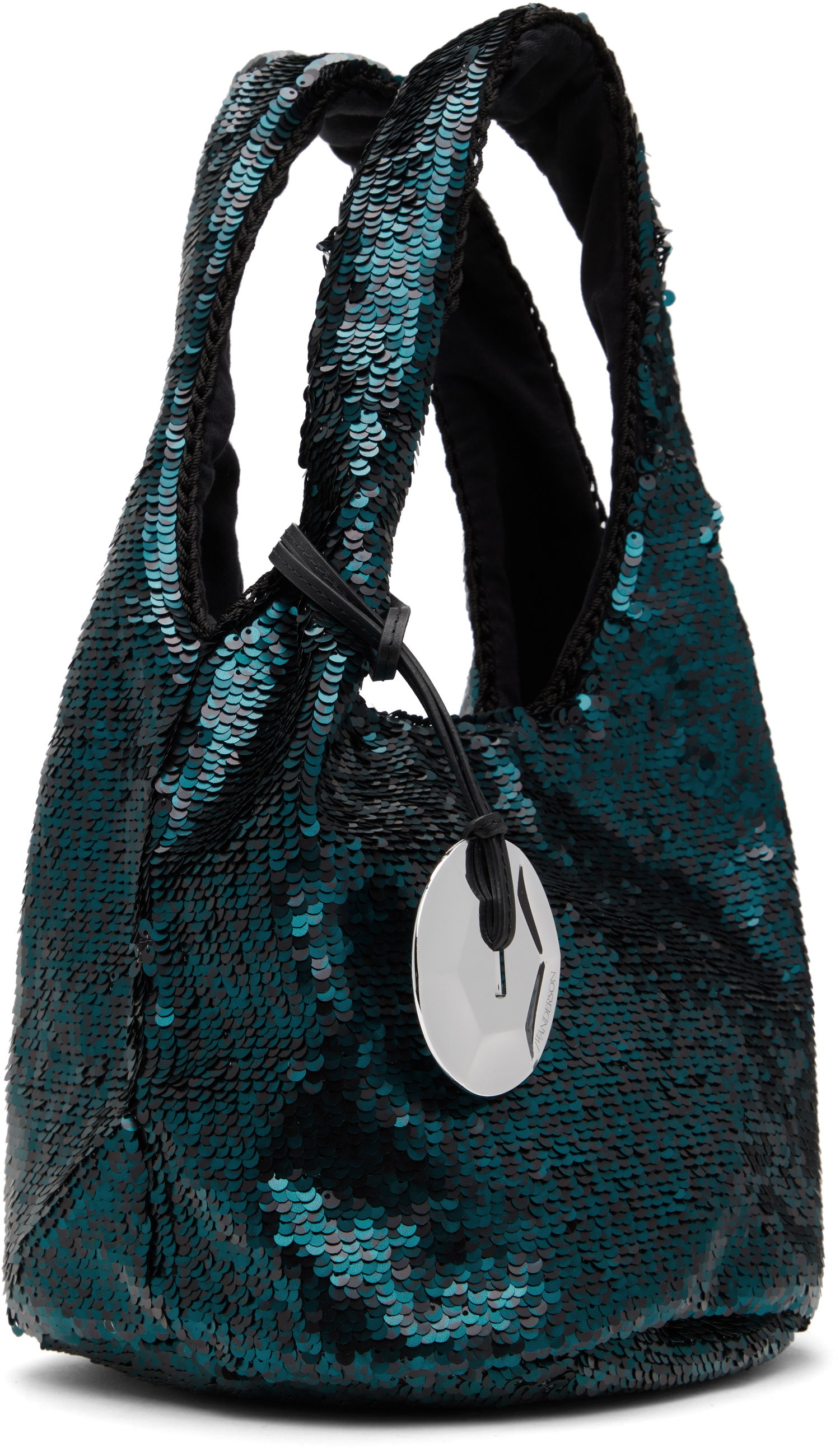 Дамска чанта JW Anderson JW Anderson Mini Sequin Shopper Bag Зелено | HB0728-FA0230, 1