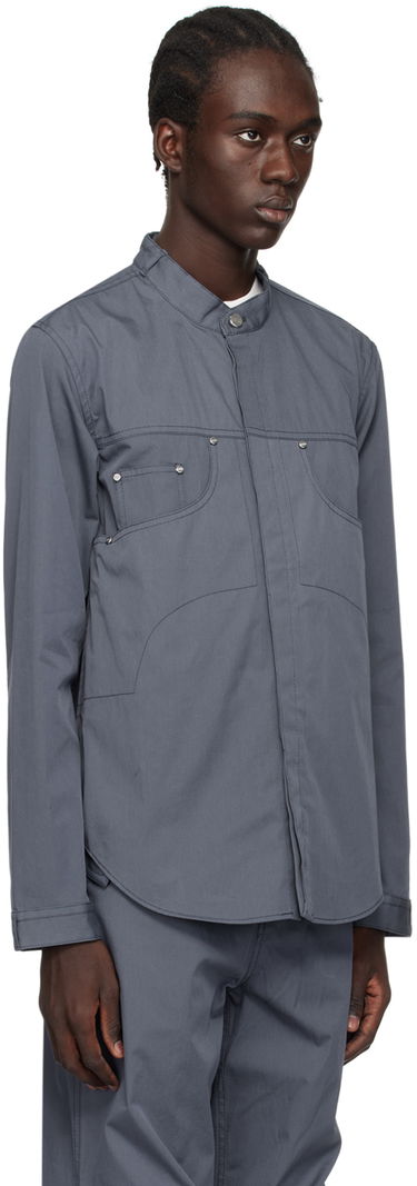 Риза Dion Lee Rivet Denim Jacket Черно | C5040PS24, 4