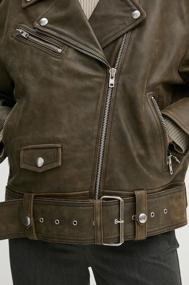 Яке STAND STUDIO Stand Studio Irene Oversized Leather Jacket Зелено | 62273.7680, 4