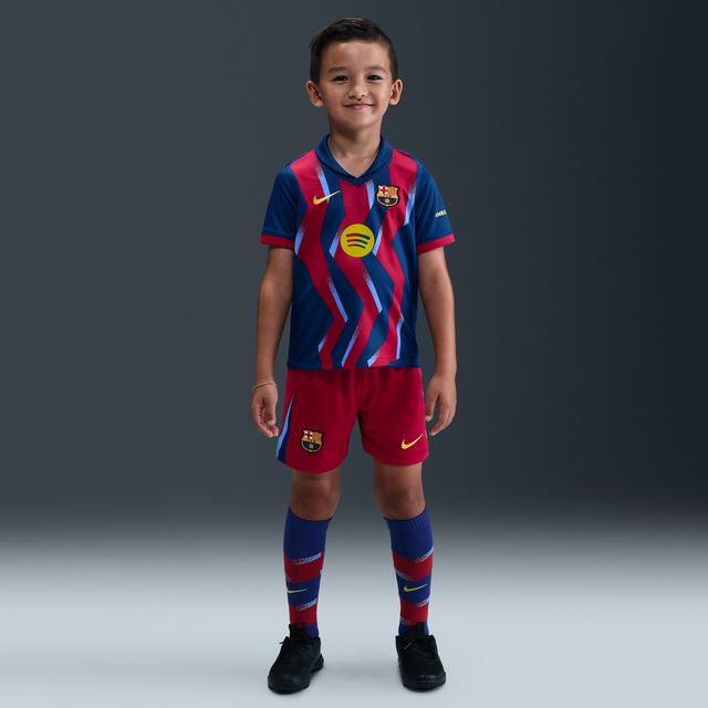 F.C. Barcelona 2025/26 Stadium Fourth Football Replica 3-Piece Kit Polyester