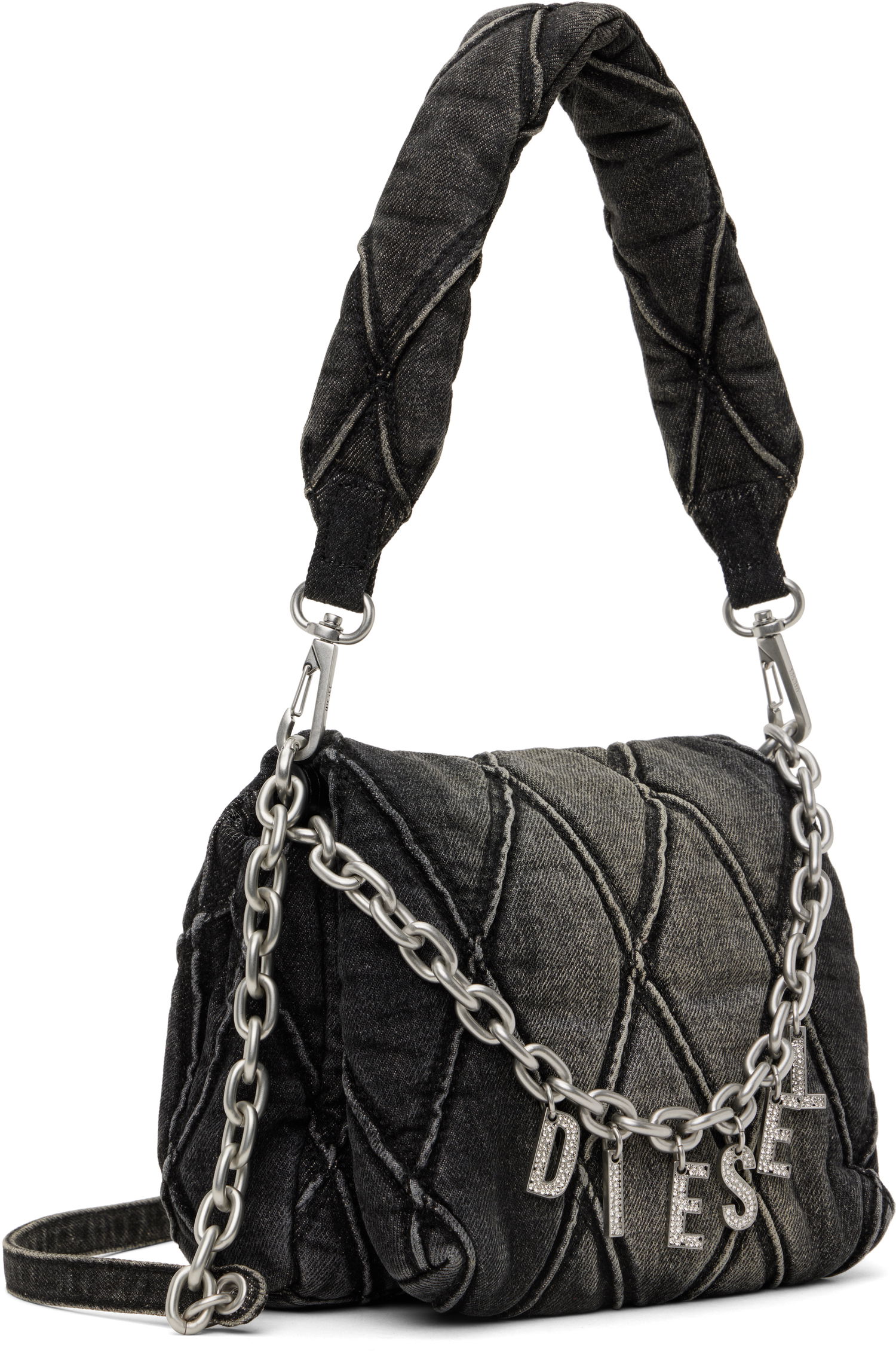 Чанта през рамо Diesel Charm-D Shoulder S Bag Черно | X09597 P6330, 1
