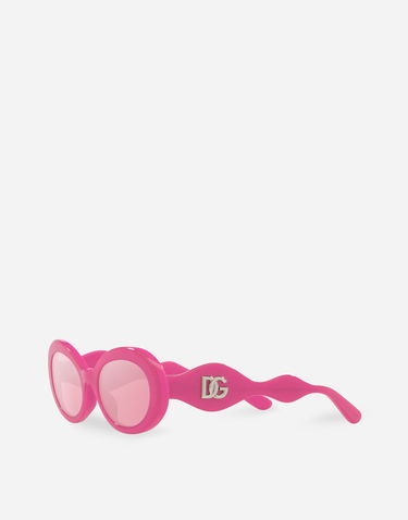 Слънчеви очила Dolce & Gabbana Dolce & Gabbana Dg Crossed Oval Sunglasses Розово | VG4006VP94Z9V000, 1